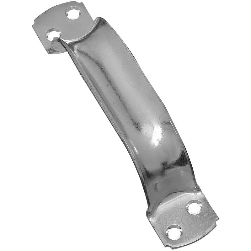 National Hardware N100-313 Door Pull, 1.38 in W, 1.82 in D, Steel, Zinc