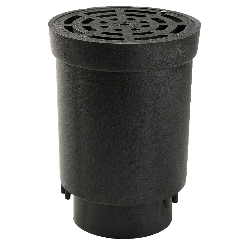 NDS FWSD69 Surface Drain Inlet, Polypropylene, Black