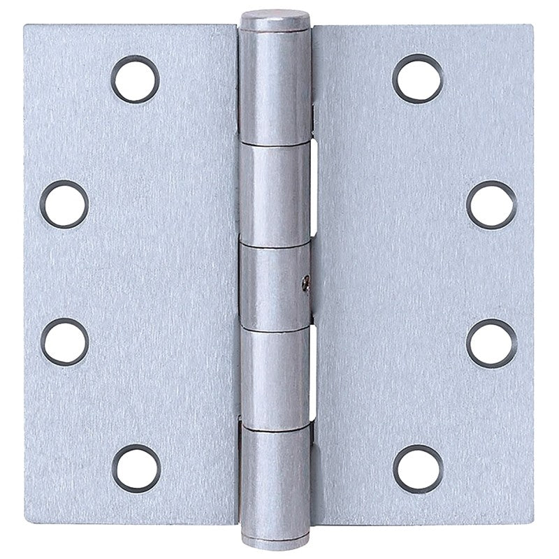 Tell Manufacturing H4545 Series HG100315 Square Corner Hinge, 4-1/2 in H Frame Leaf, Satin, Stainless Steel