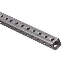 Square Perforated Tube 0.074 Inch Thick By 1 By 72 Inch Galvanized Steel