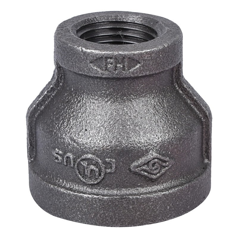 ProSource 24 Series 1X1/2B Reducing Pipe Coupling, 1 x 1/2 in, FIP, Steel, SCH 40 Schedule, 300 psi Pressure