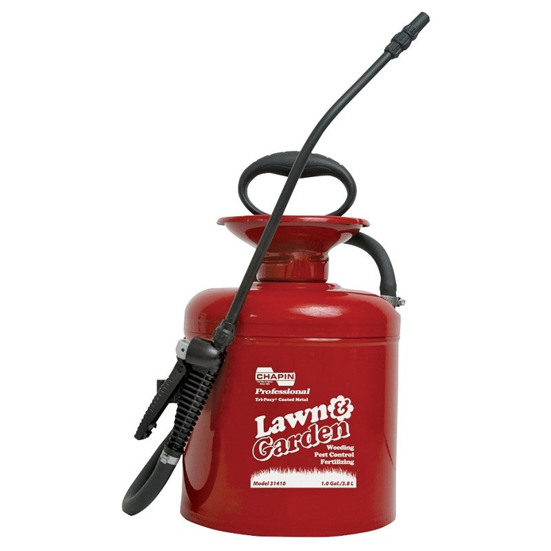 Chapin 31410 Compression Sprayer, 1 gal Tank, Steel Tank, 42 in L Hose