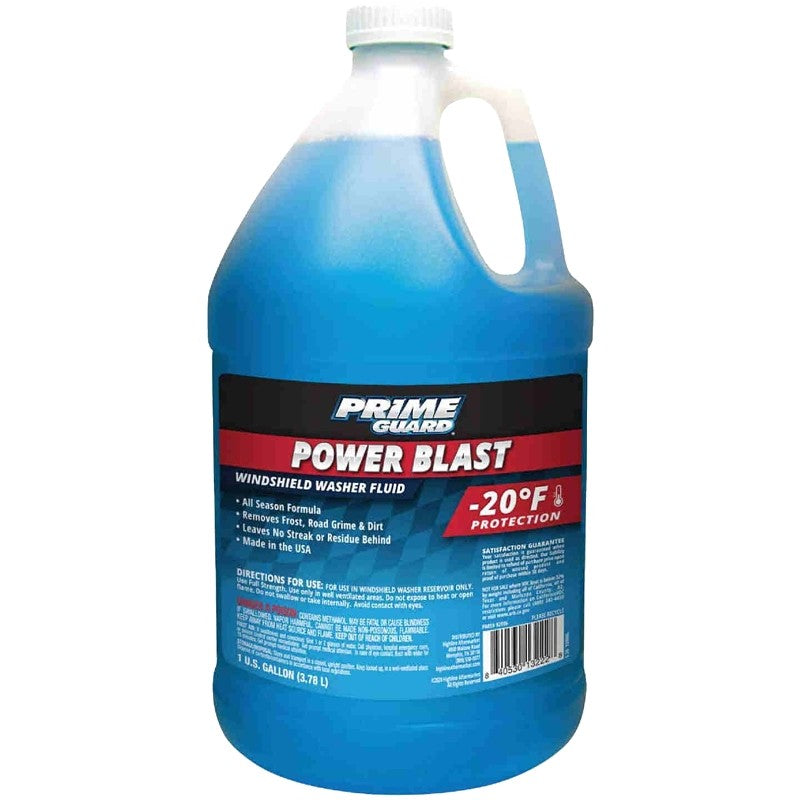 Prime Guard Xtreme Blue 92006 Windshield Washer Fluid, 1 gal (Pack of 6)