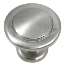 Laurey Newport 57028 Cabinet Knob, 1.02 in Projection, Zinc, Satin Nickel