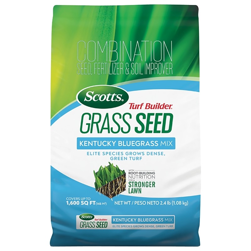 Scotts Turf Builder Series 18036 Kentucky Bluegrass Mix Seed, 2.4 lb Bag