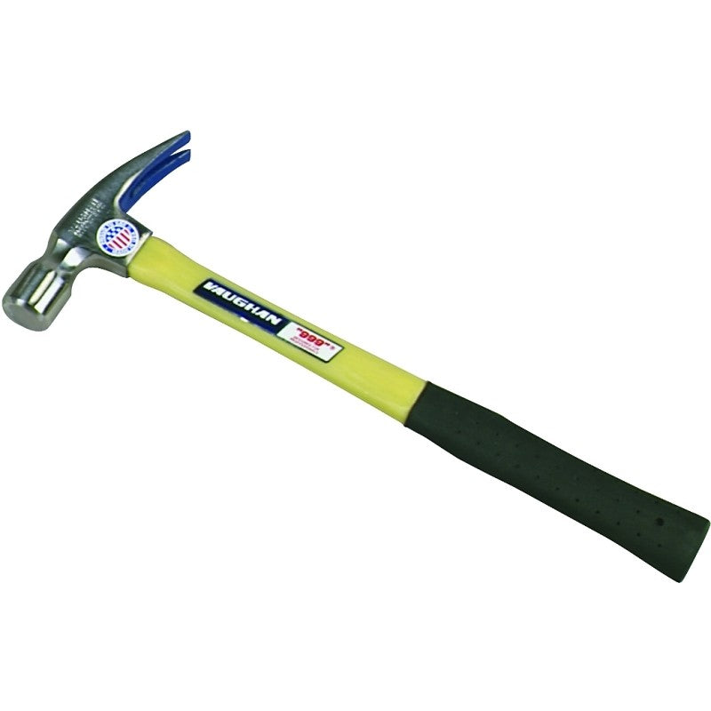 Vaughan FS505M Hammer, 24 oz Head, Framing, Straight Claw, Milled Head, HCS Head, 17 in OAL