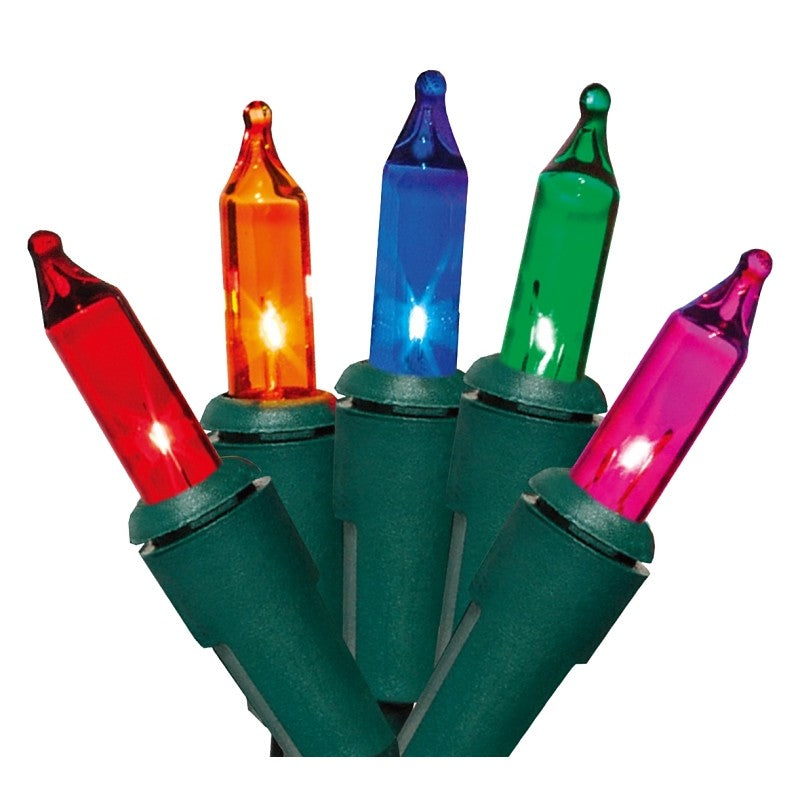 Hometown Holidays U10Y082A Light Set, Christmas, 120 V, 40.8 W, 100-Lamp, Incandescent Lamp, 1000 hr Average Life