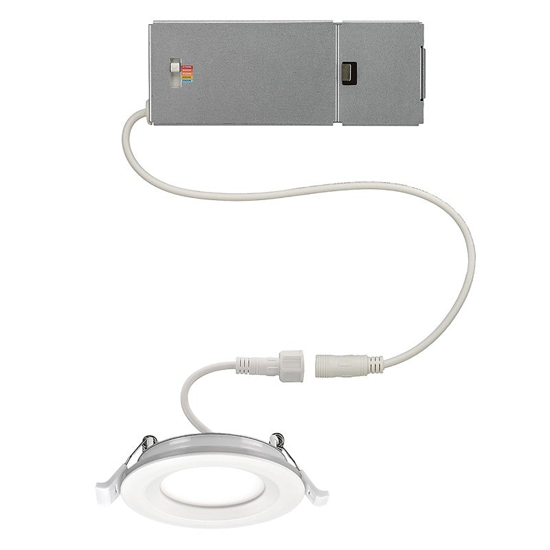 ETI DLLP-NL Series 53826102 Downlight with Nightlight, 9.06 W, 120 V, LED Lamp, Aluminum