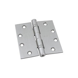 Ball Bearing Commercial Door Hinges 4-1/2 Inch Satin Chrome 3 Pack