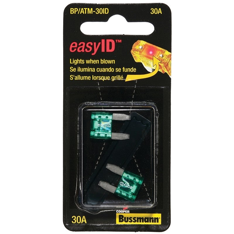 Bussmann BP/ATM-30ID Automotive Fuse, 1 kA Interrupt, 32 VDC, 30 A