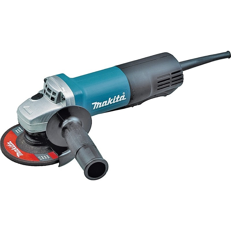 Makita 9557PB Series Angle Grinder, 7.5 A, 4-1/2 in Dia Wheel, 11,000 rpm Speed, 8 ft L Cord