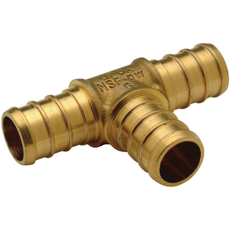 Apollo APXT1210PK Tube Tee, 1/2 in, For: Apollo PEX Pipe
