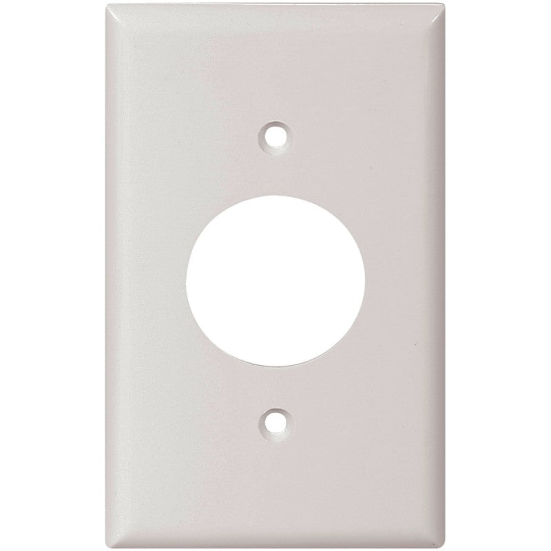 Eaton Wiring Devices 5131W-BOX Single Receptacle Wallplate, 4-1/2 in L, 2-3/4 in W, 1 -Gang, Nylon, White (Pack of 15)