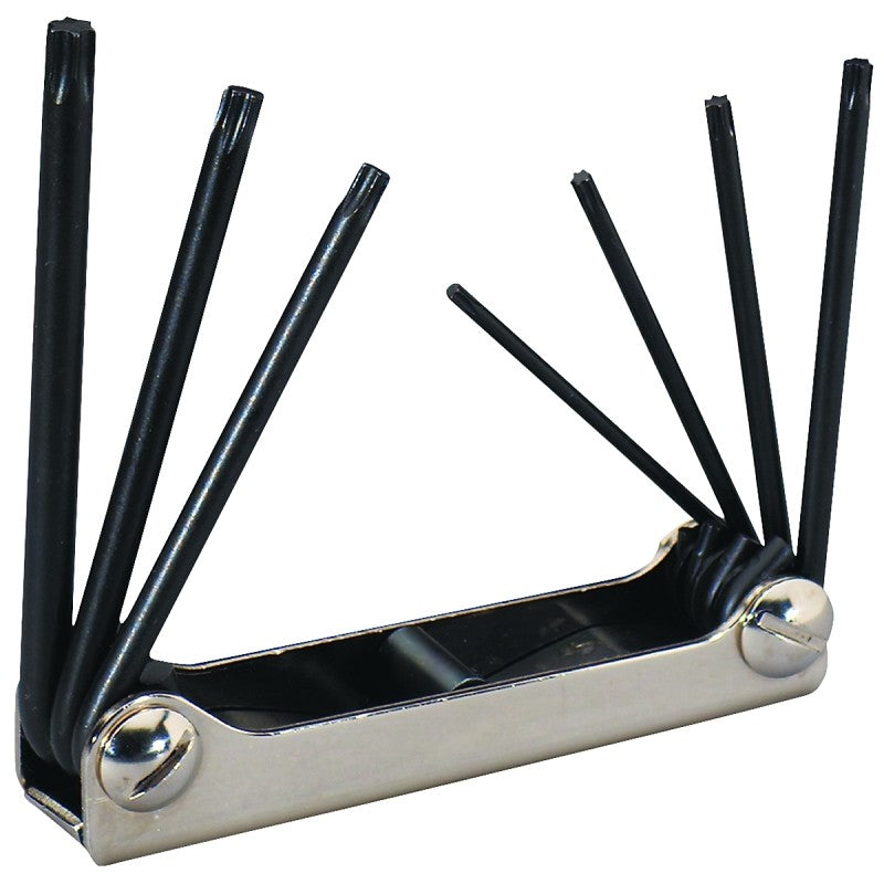 Eklind Torx Series 22571 Hex Key Set, T10, T15, T20, T25, T27, T30, T40 Drive, Torx Drive, Classic Handle