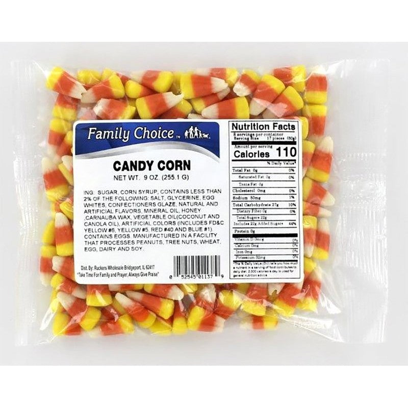 Family Choice 1137 Candy Corn, 9.5 oz (Pack of 12)