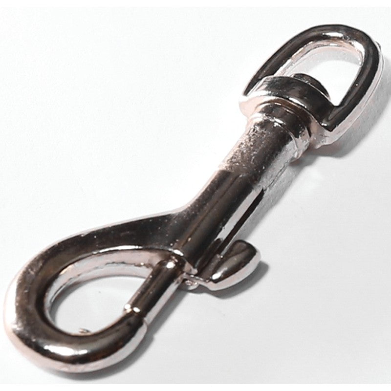 Baron 5025-3/8 Leash Snap, 50 lb Working Load, Steel, Nickel