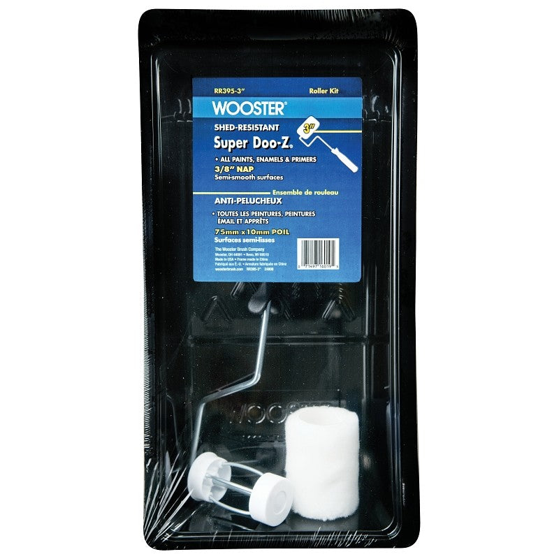 Wooster RR395-3 Trim Roller Kit, Deluxe, Plastic