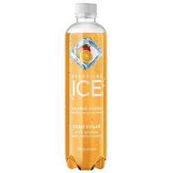 Sparkling Ice 10472 Sparkling Water, Orange Mango, 17 fl-oz, Bottle (Pack of 12)
