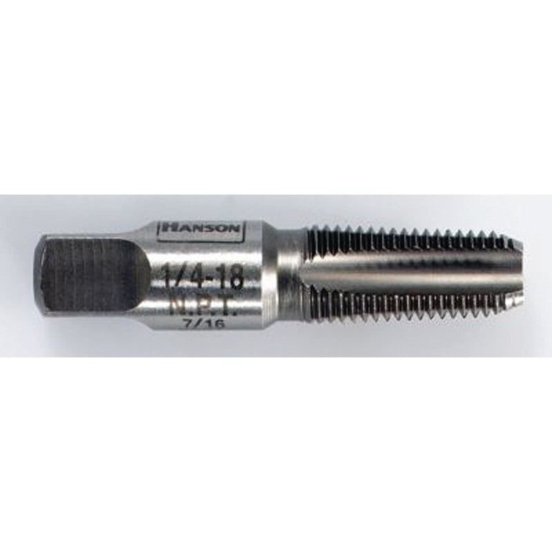 Irwin 8202 Pipe Taper Tap, 1/8-27 Dia, Plug Tap Point, 4-Flute, HCS