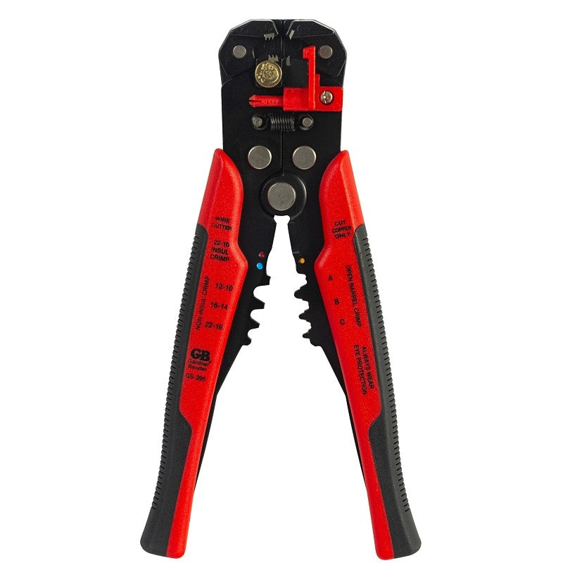Gardner Bender GS-395 Adjustable Automatic Wire Stripper, 10-3/4 in OAL, 10 to 26 AWG Cutting Capacity
