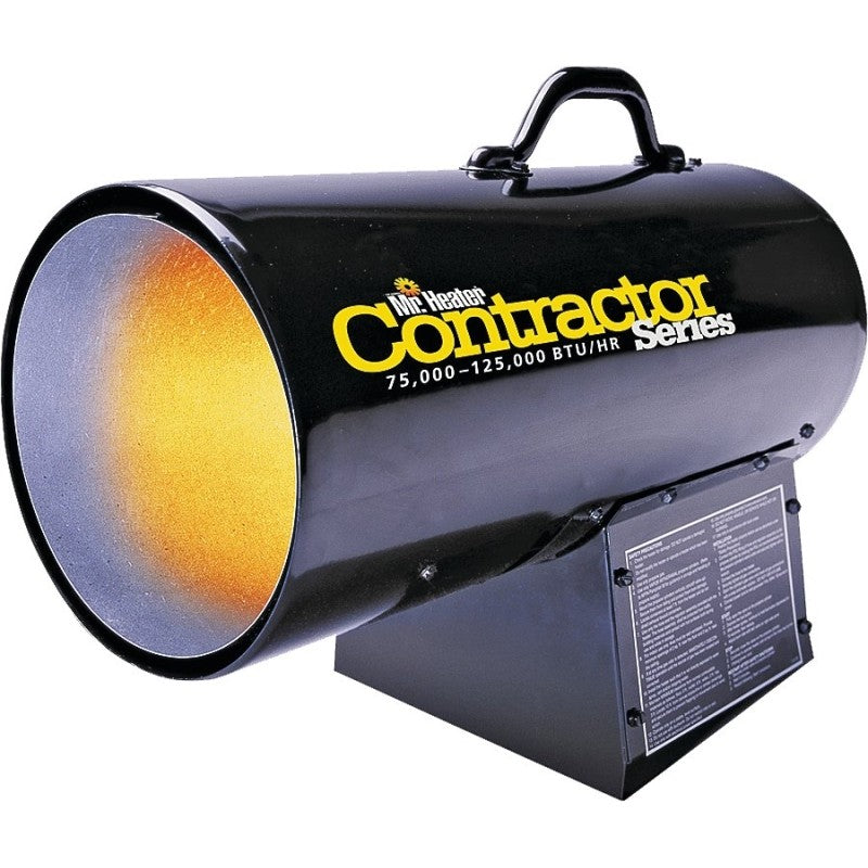 Mr. Heater F271390 Forced Air Gas Heater, Propane, 75000 to 125000 Btu BTU, 3125 sq-ft Heating Area