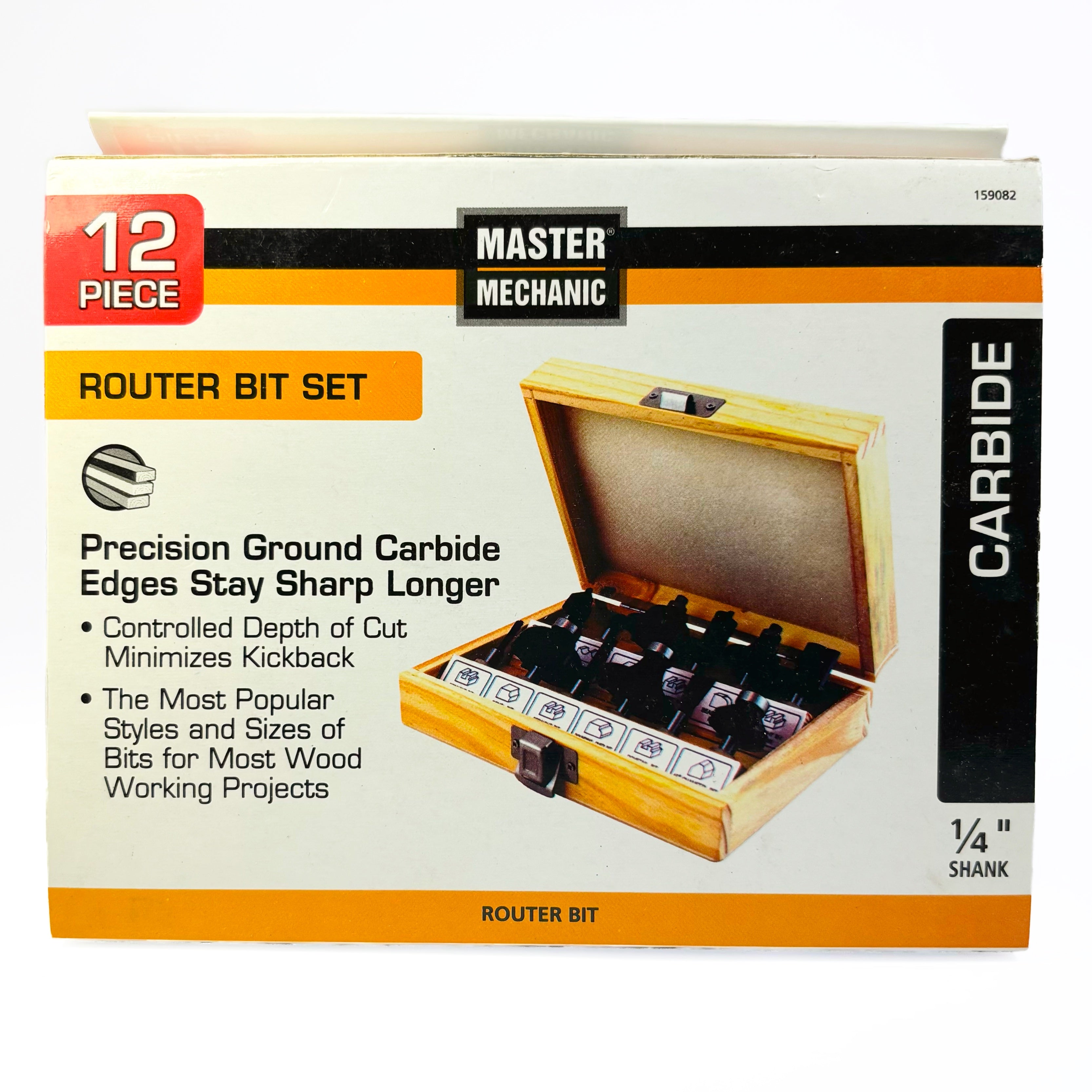 12 Piece Router Bit Set