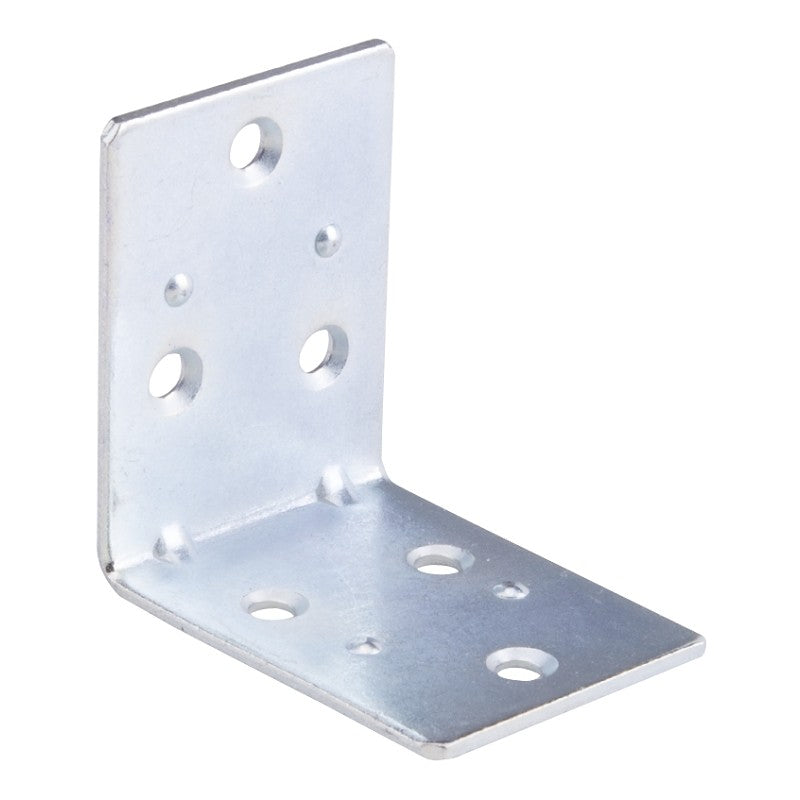 ProSource BH-6023L Corner Brace, 2 in L, 2 in W, 2 in H, Steel, Zinc-Plated, 2 mm Thick Material (Pack of 20)