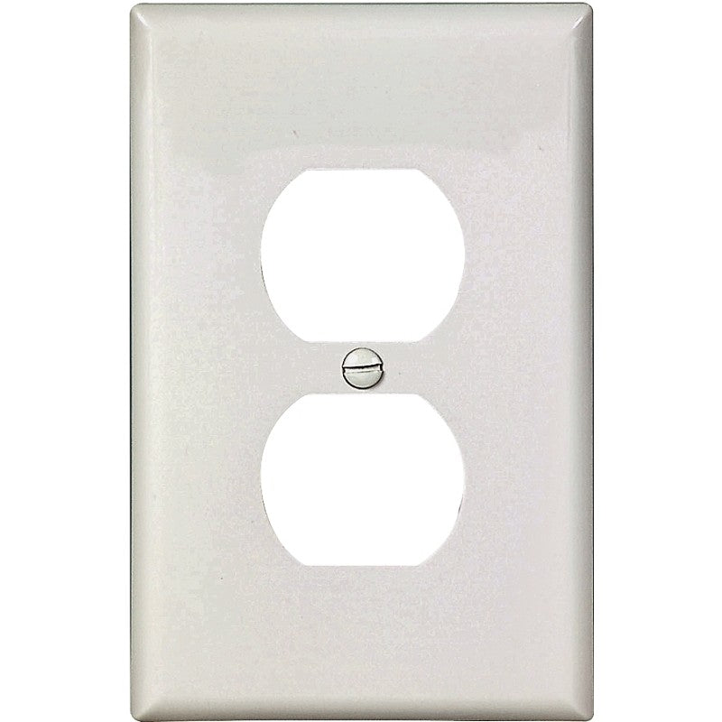 WALL PLATE 1GNG DPLX RECPT WHT (Pack of 25)