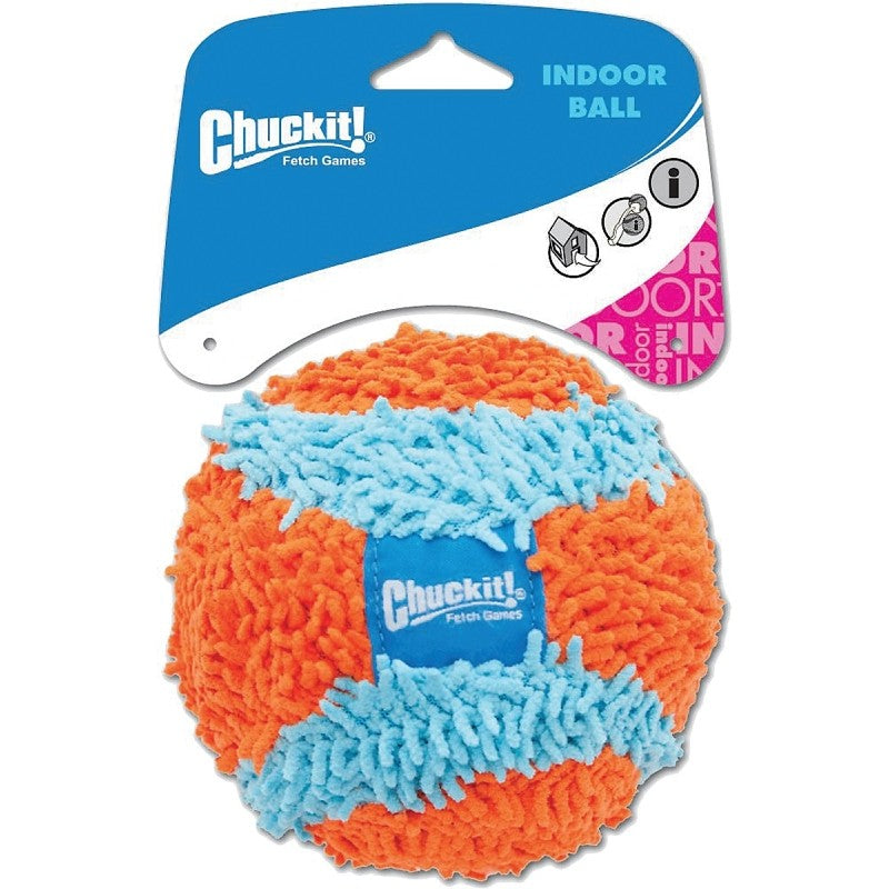 Chuckit! 213201 Dog Toy, M, Ball, Chenille, Blue/Orange