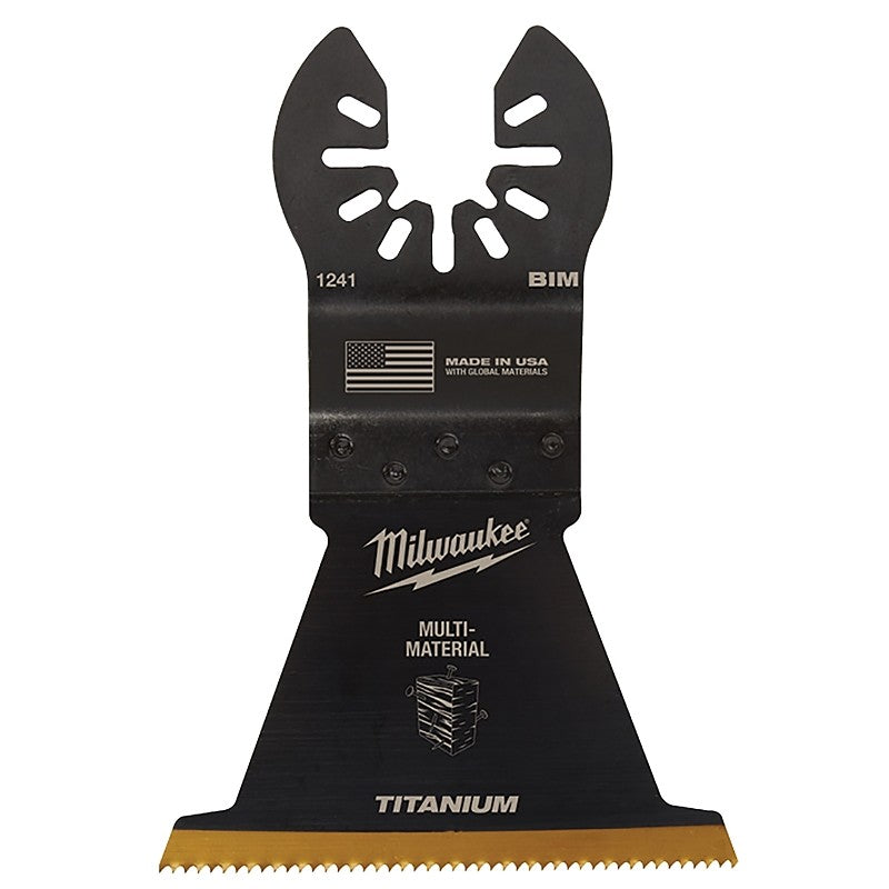 Milwaukee 49-25-1249 Blade, 2-1/2 in, 1-5/8 in D Cutting, HCS/Titanium, 10/PK