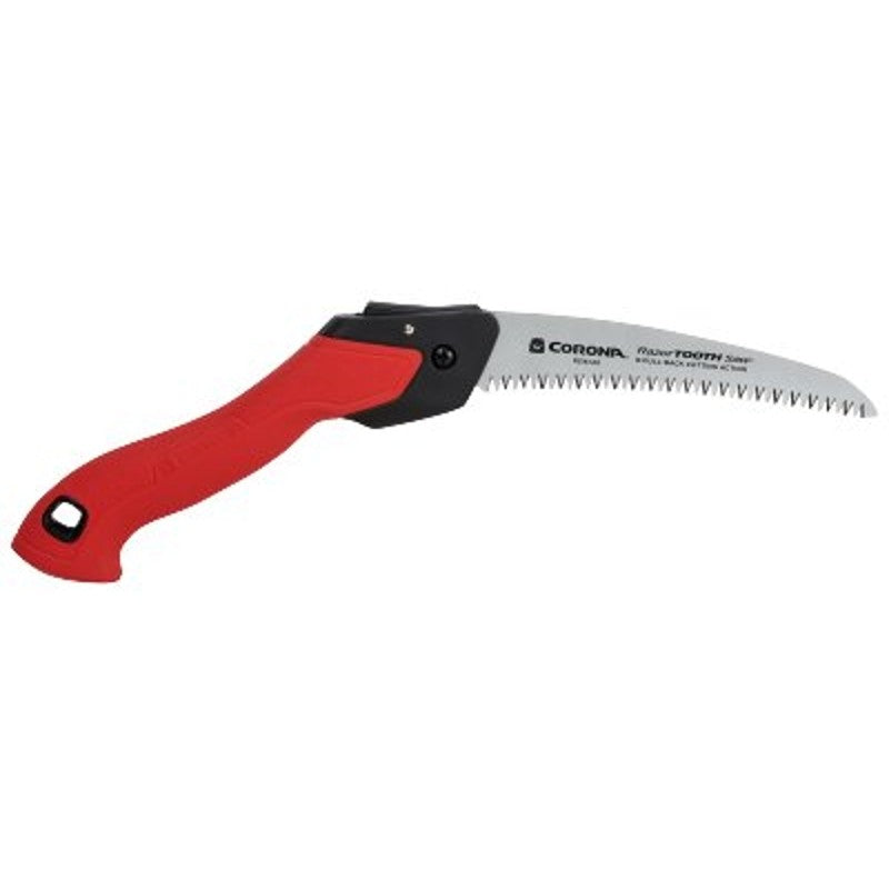 Corona RS16120 Folding Pruning Saw, 7 in Blade, SK5 Steel Blade, 6 TPI, Plastic Handle, Non-Slip Handle