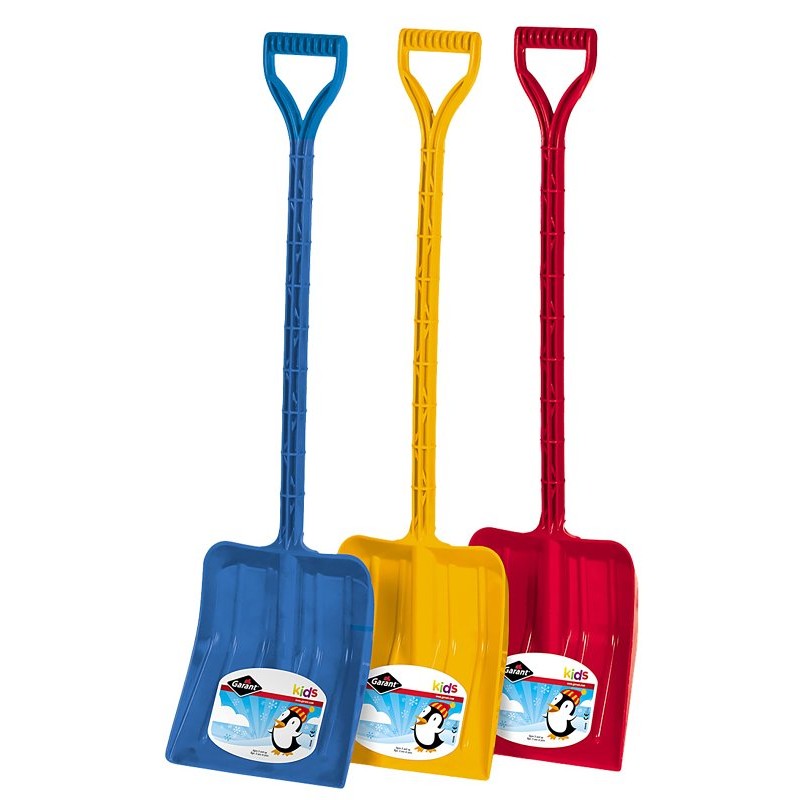Garant GKPS09D12 Kid's Snow Shovel, 9 in W Blade, 10-3/8 in L Blade, Square point Blade, Polyethylene Blade, 38 OAL