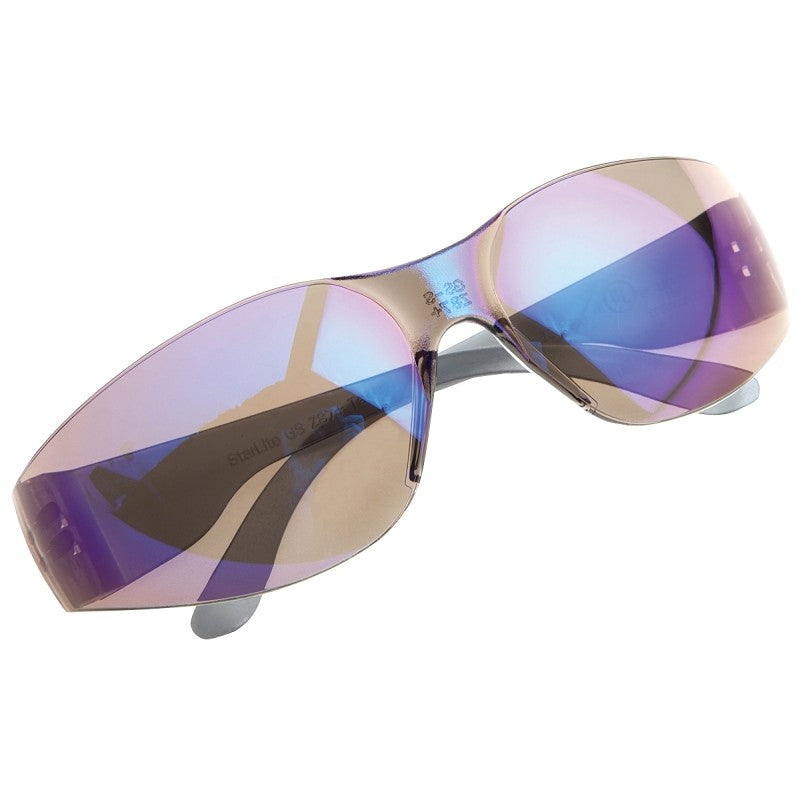 Forney 55338 Safety Glasses, Blue Lens