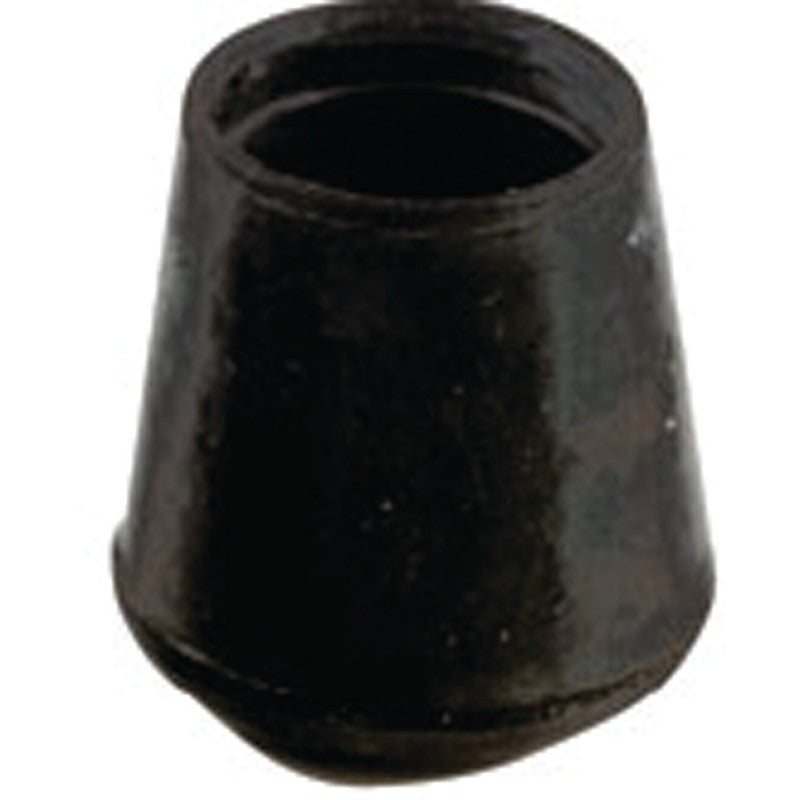 Shepherd Hardware 9760 Furniture Leg Tip, Round, Rubber, 3/4 in Dia, Black (Pack of 24)