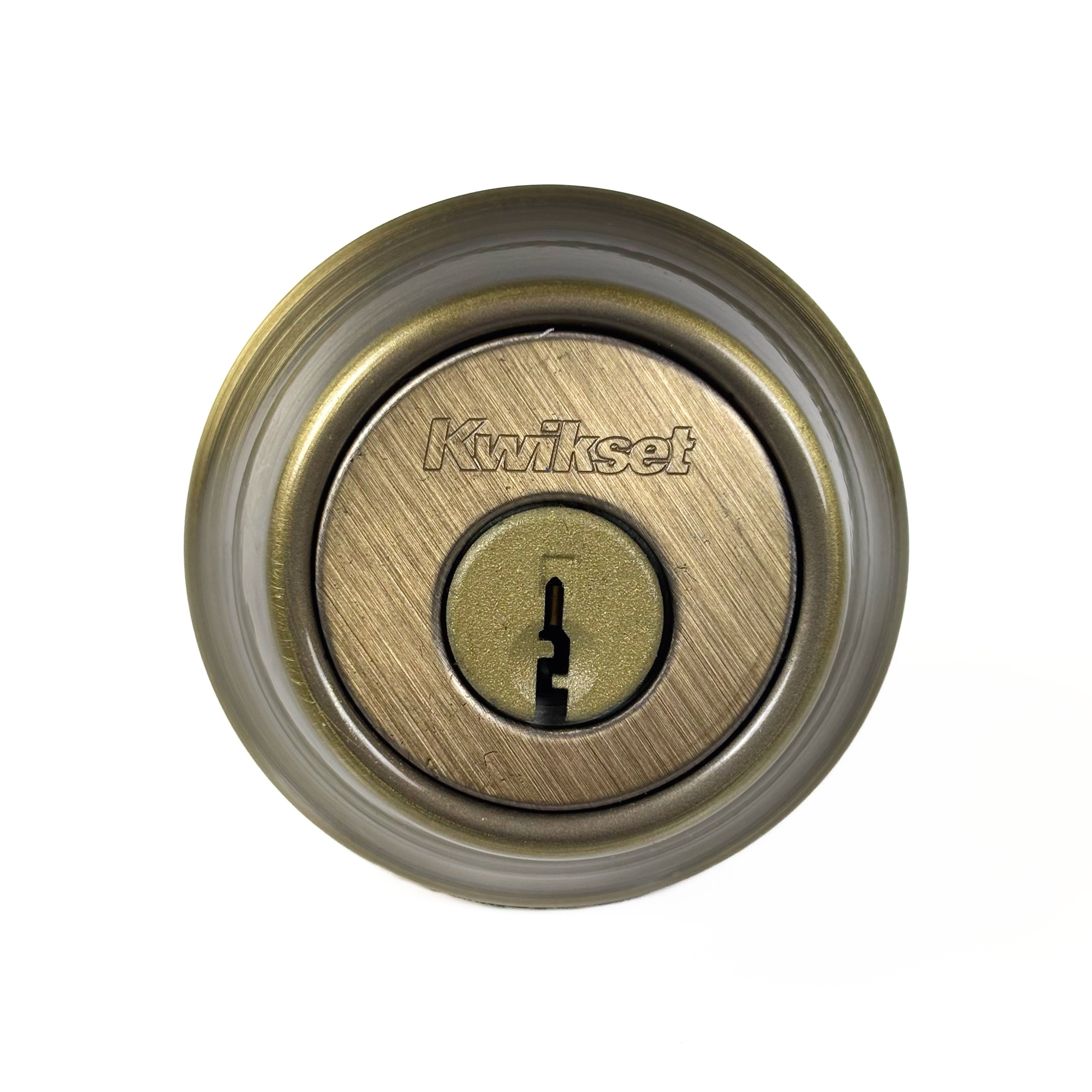 Single Cylinder Deadbolt Antique Brass (POS)