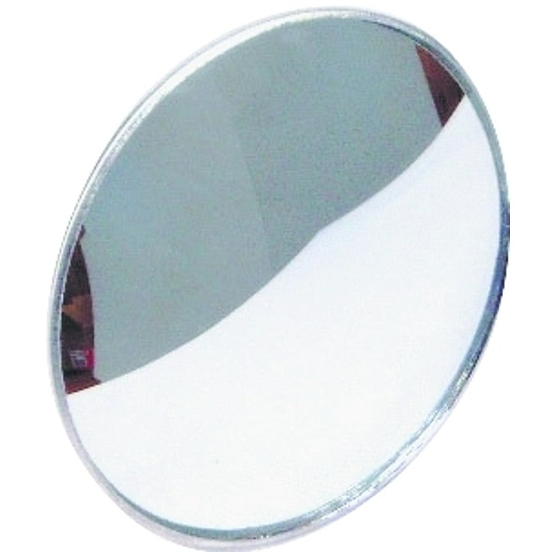 US Hardware RV-609C Convex Driving Mirror, 2 in Dia, Round, Metal Frame