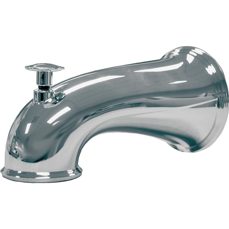 Danco 10315 Tub Spout, 6 in L, 3.07 in W, 3.07 in H, Metal, Chrome Plated