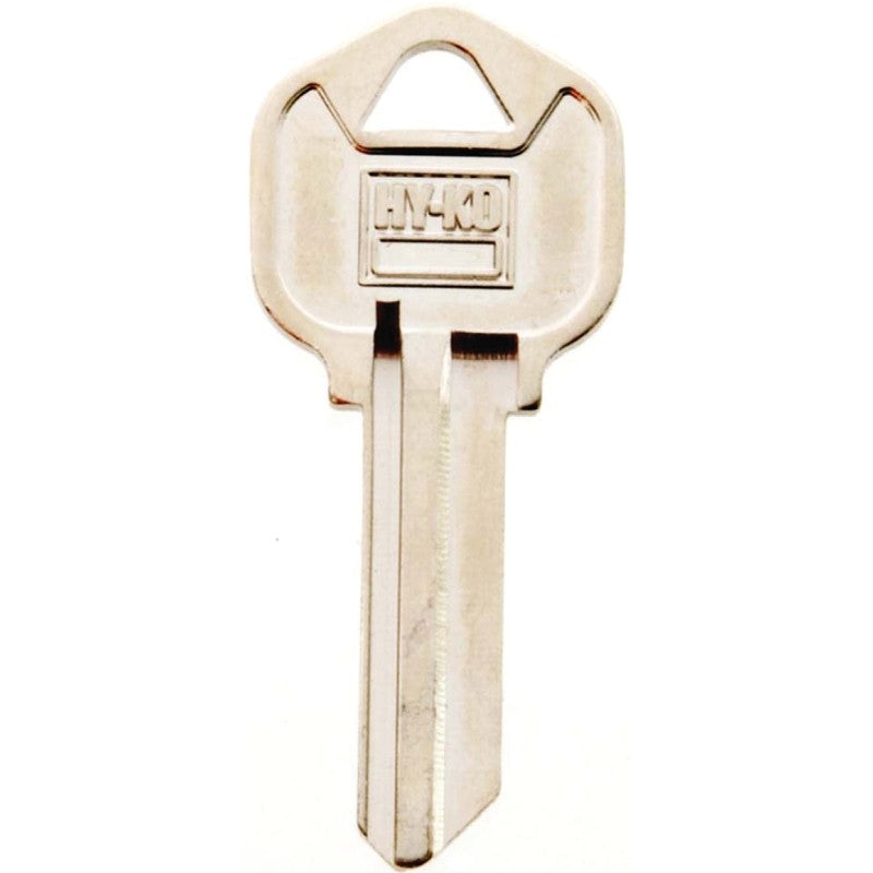 Hy-Ko 21250KW1 Key Blank, Brass, Nickel-Plated, For: Kwikset KW1 Keyways (Pack of 250)