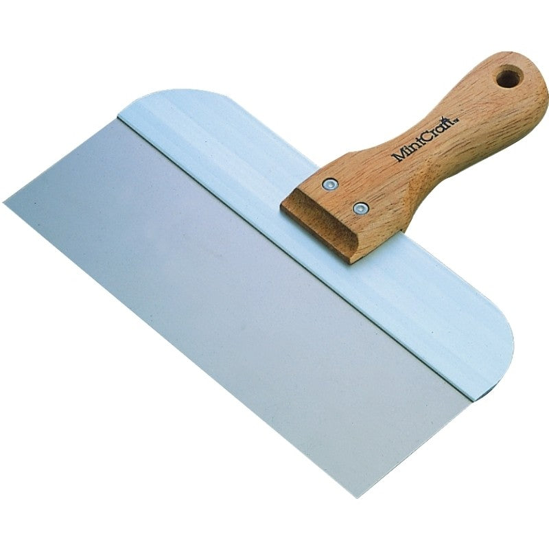 Vulcan 36052 Knife, 3 in W Blade, 10 in L Blade, Stainless Steel Blade, Tapered Blade, Wood Handle, Wood Handle