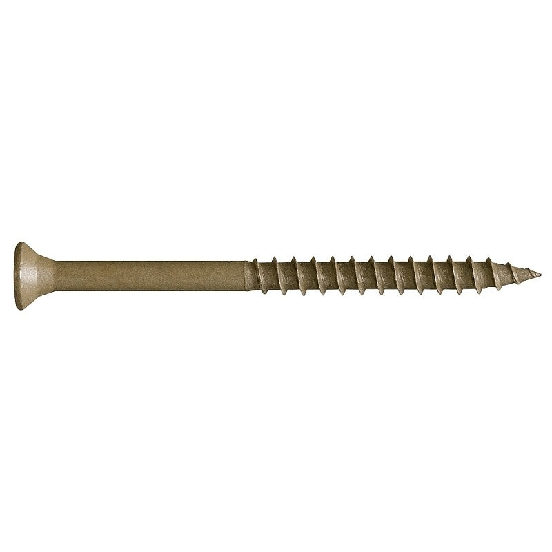 Camo 0356174 Deck Screw, #9 Thread, 3 in L, Bugle Head, Star Drive, T25 Drive, Carbon Steel, ProTech-Coated, 350/PK