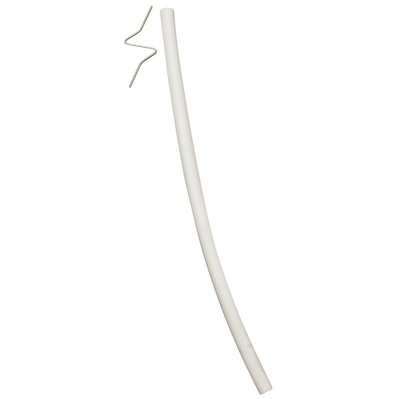 Plumb Pak PP835-12 Fill Valve Refill Tube With Clip, Flexible, Plastic