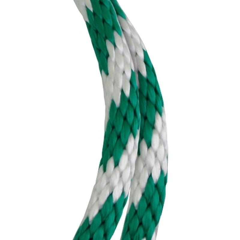 Baron 54026 Rope, 5/8 in Dia, 140 ft L, 325 lb Working Load, Polypropylene, Green/White