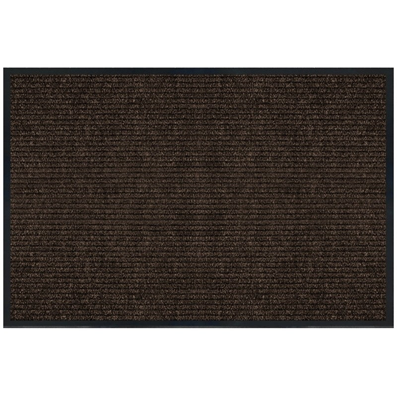 Multy Home Platinum 1005382 Utility Floor Mat, 3 ft L, 4 ft W, 1/4 in Thick, Polyester Rug, Charcoal