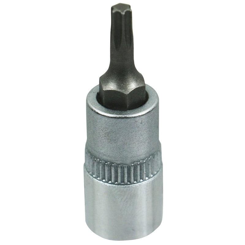 Vulcan 55050025SD Star Bit Socket, T8 Tip, Chrome
