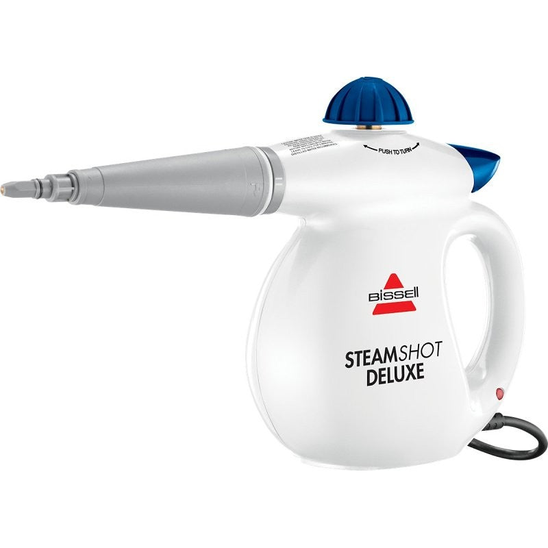Bissell Steam Shot 39N75 Handheld Steam Cleaner and Sanitizer, 1000 W, 6.6 oz Tank, White
