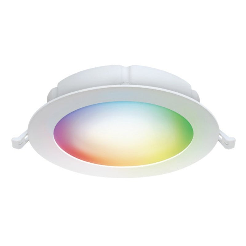Feit Electric LEDR6XT/RGBW/CA/AG Recessed Downlight, 15 W, 120 V, LED Lamp, Aluminum, White