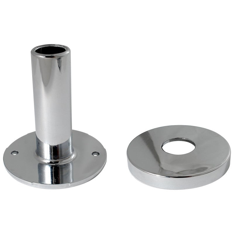 Keeney K857-30 Pipe Cover Tube and Flange, 5/8 in ID, Chrome Plated