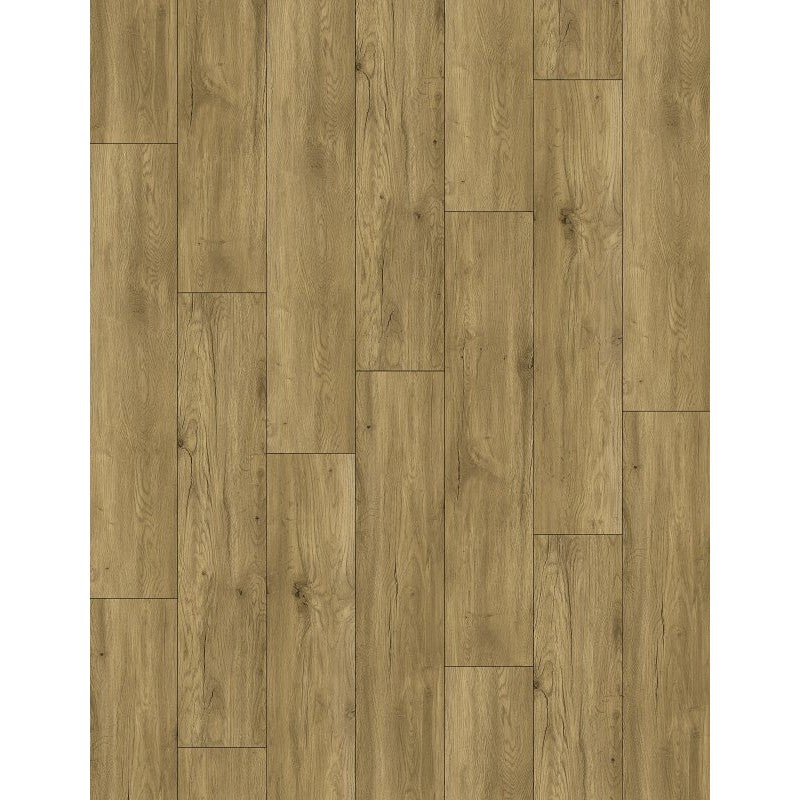 ProSelect Design ProFloor PF902 Flooring Plank, 60 in L, 9 in W, Stone Plastic Composite/Vinyl, Natural Oak