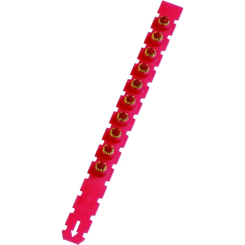 Ramset C5RS27 Powder Actuated Load Strip, Power Level: 5, Red Code, 10-Load, 0.27 in Dia, 1-1/2 in L (Pack of 6)
