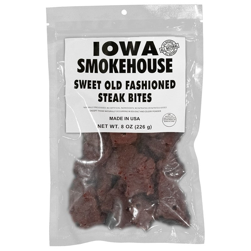 Iowa Smokehouse IS-SBOF Steak Bite, Sweet Old Fashioned, 8 oz (Pack of 6)